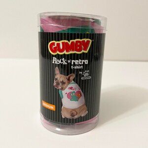 2011 Top Paw Rock N Retro Dog T Shirt Size Medium Gumby and Pokey